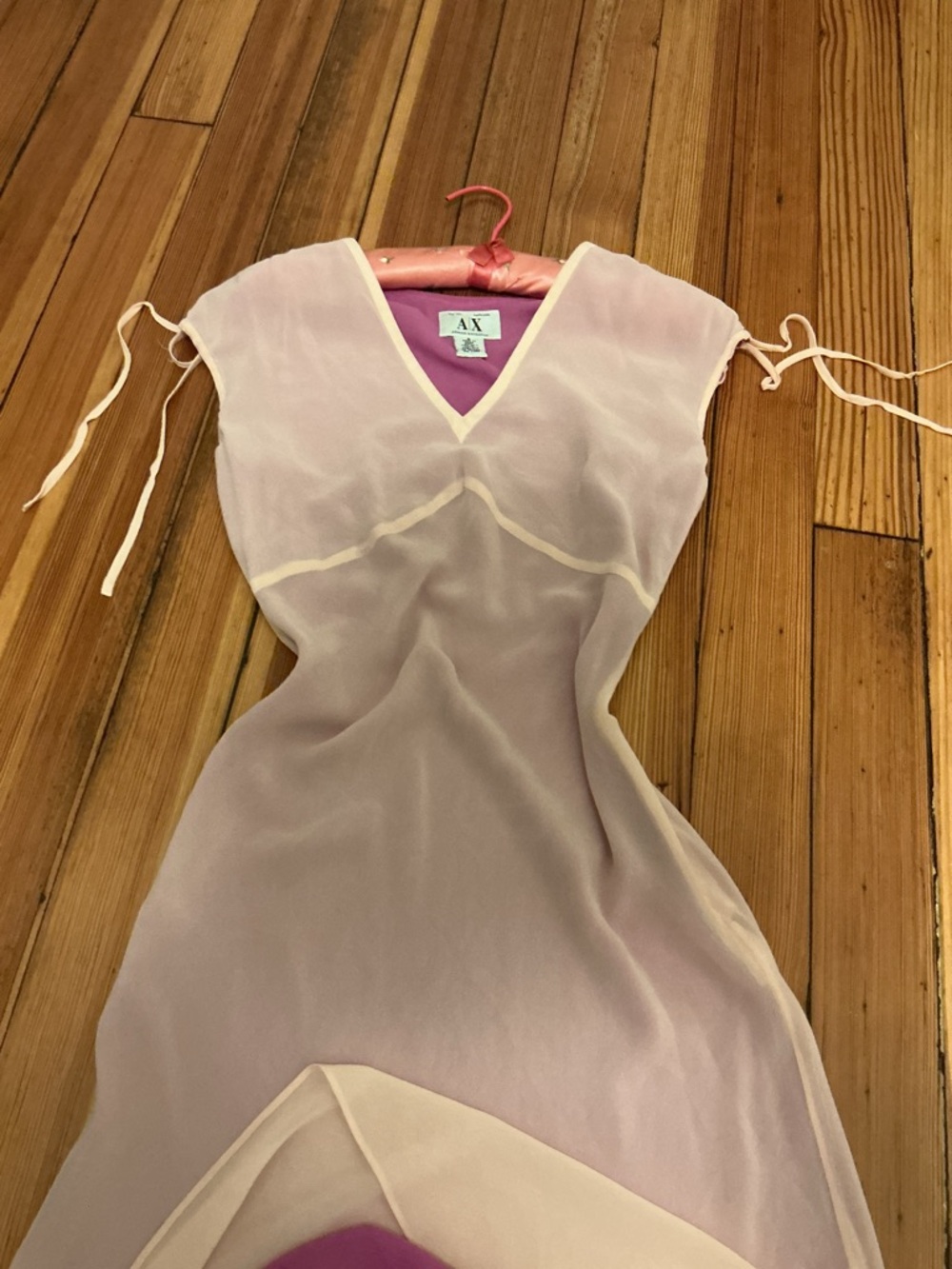 Vintage Armani Exchange 100% Silk Formal dress - Picture 8 of 16